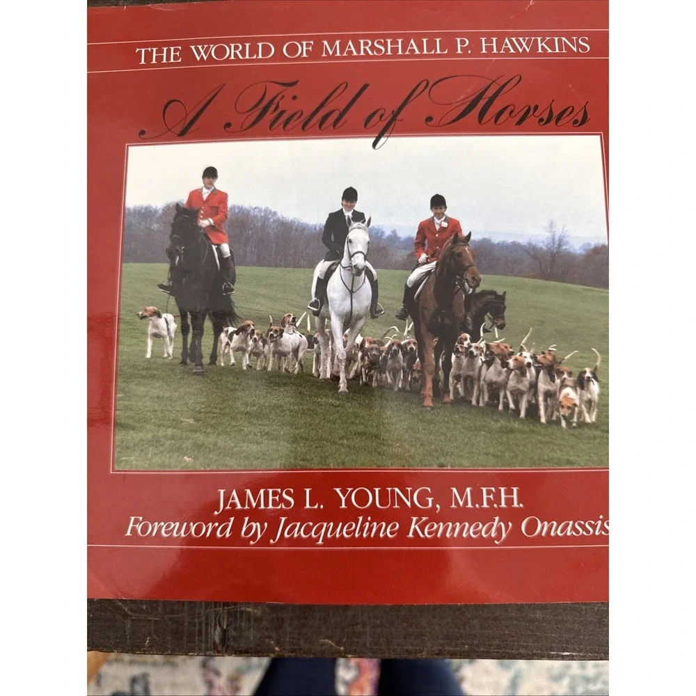 A Field Of Horses By James Young, M.F.H. Signed Limited‎ Ed. Jackie O Forward